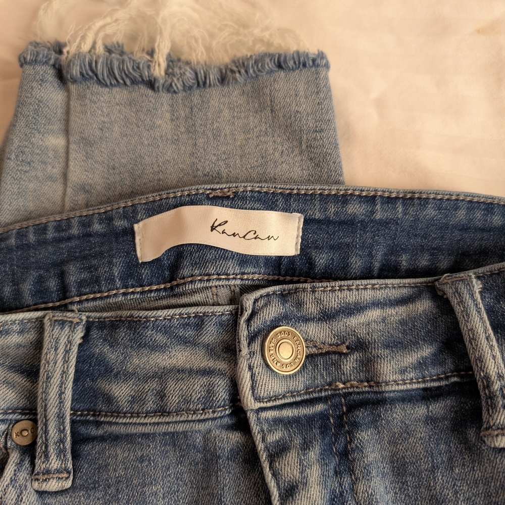 KanCan Light Blue Ankle & Cropped Jeans - Picture 2 of 4